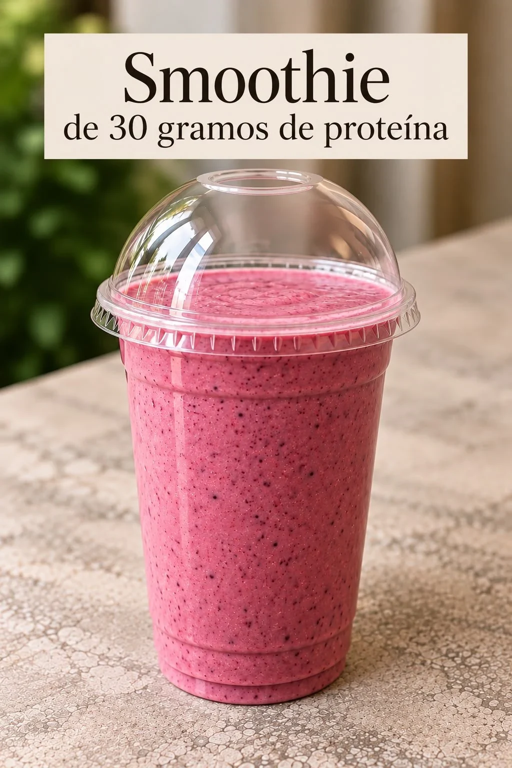 Smoothie de proteína de Quinta Spa